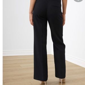 Cleo Trouser Dress Pant Relaxed Fit Black Size 10 Curvy